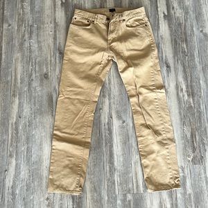 J. Crew Factory 32x32 five pocket Driggs pant in khaki